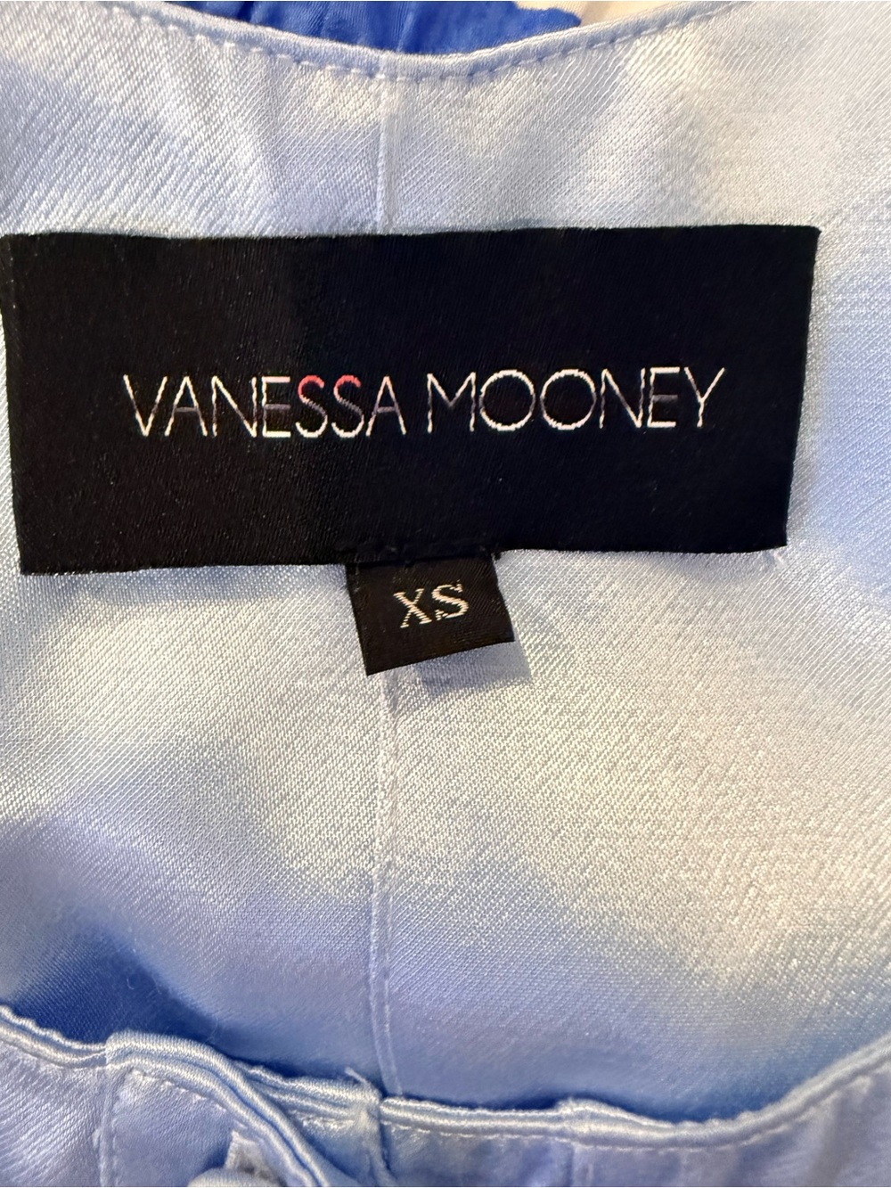Vanessa Mooney Light Blue Button-Front Mini Sundress - Picture 7 of 16